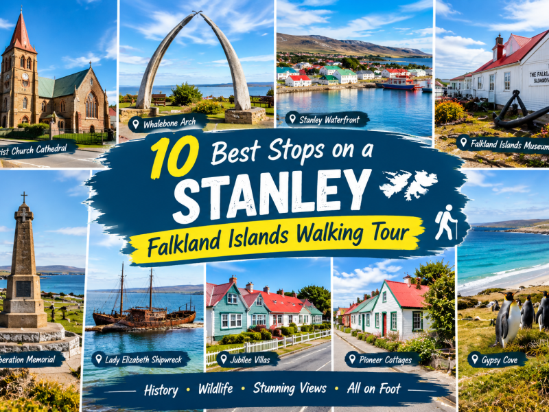 Stanley Falkland Islands walking tour