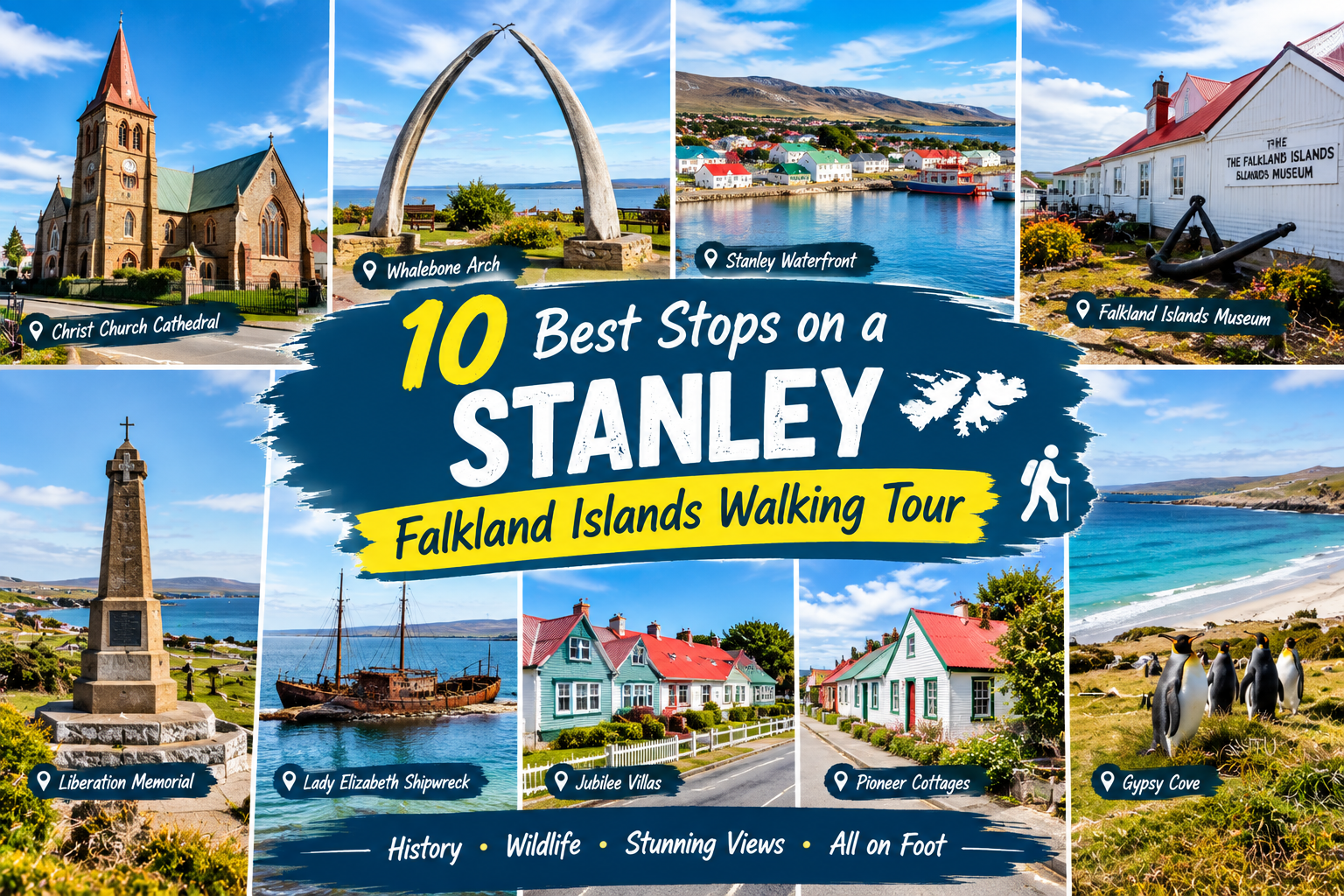 Stanley Falkland Islands walking tour