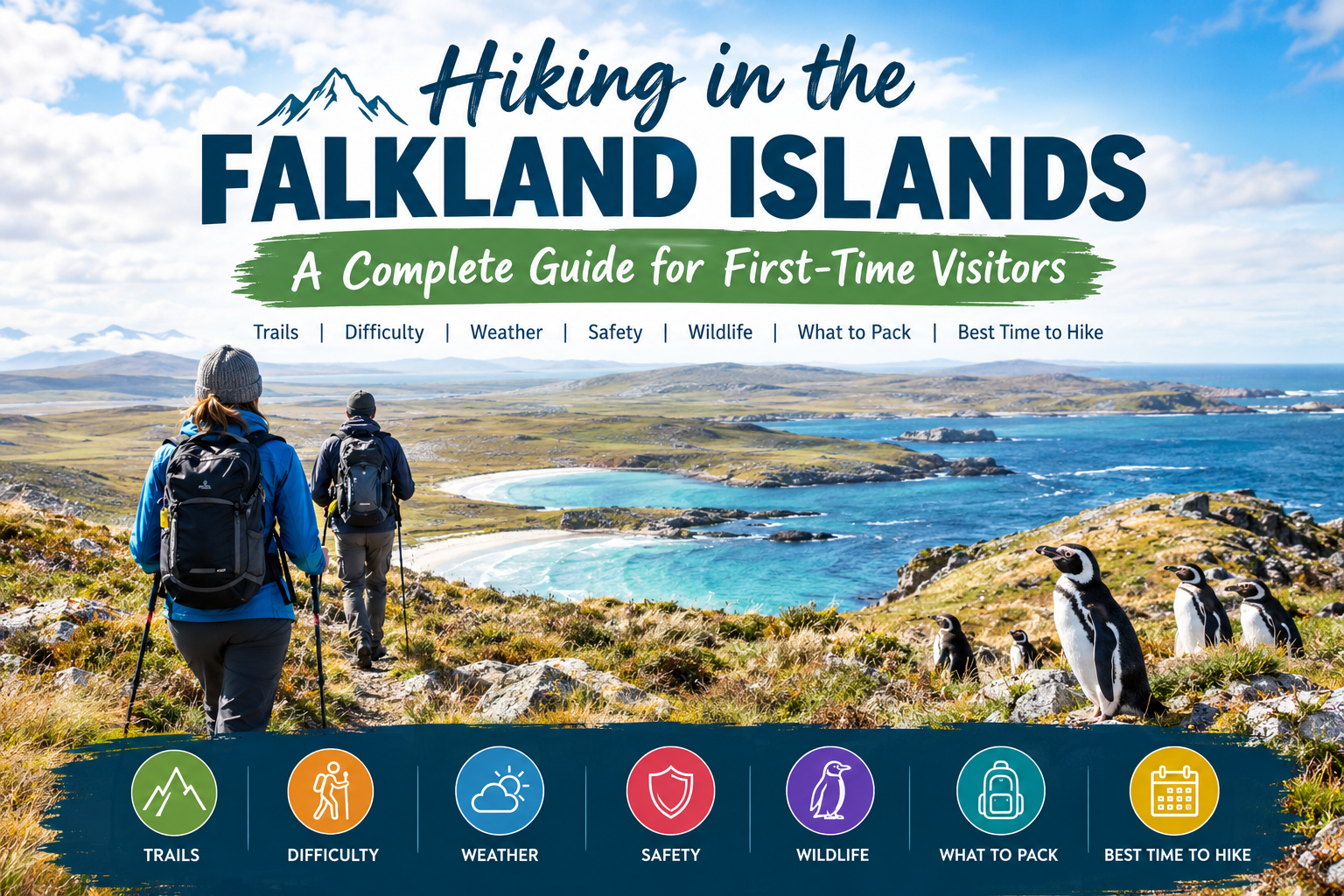 hiking in the Falkland Islands