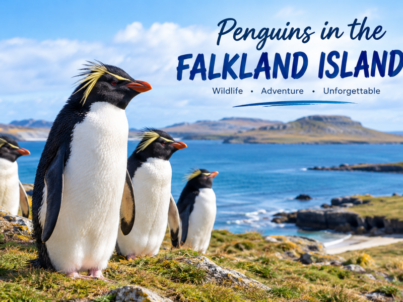 penguins in the Falkland Islands